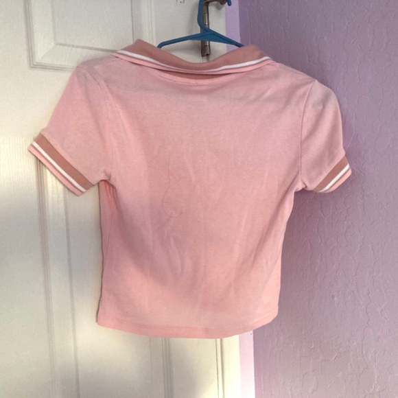 Light pink preppy crop top - Picture 2 of 3